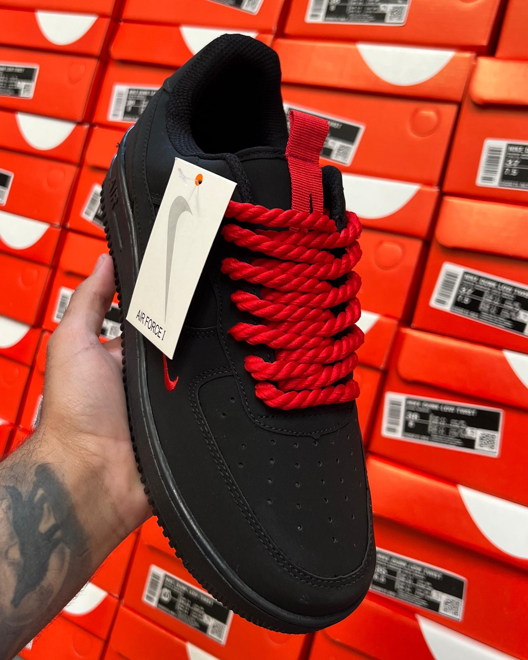 Tênis Masculino AF1 Black/Red