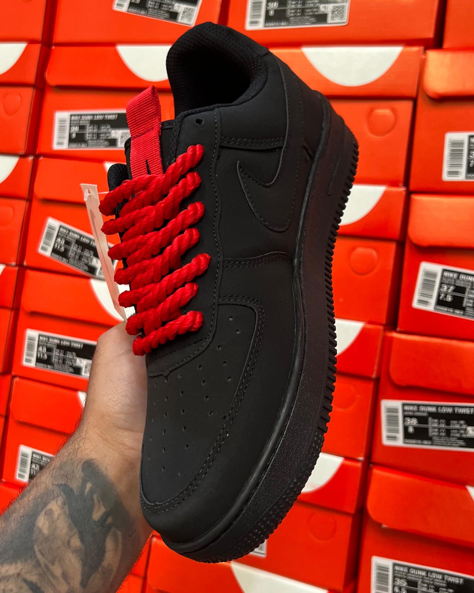 Tênis Masculino AF1 Black/Red