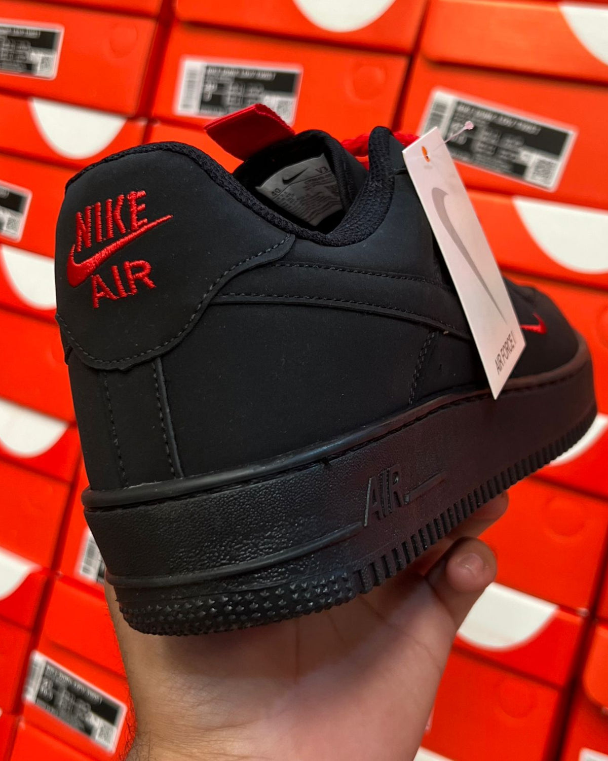 Tênis Masculino AF1 Black/Red