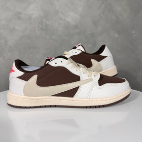 Tênis Masculino Travis Scott x Jordan Reverse Mocha Premium