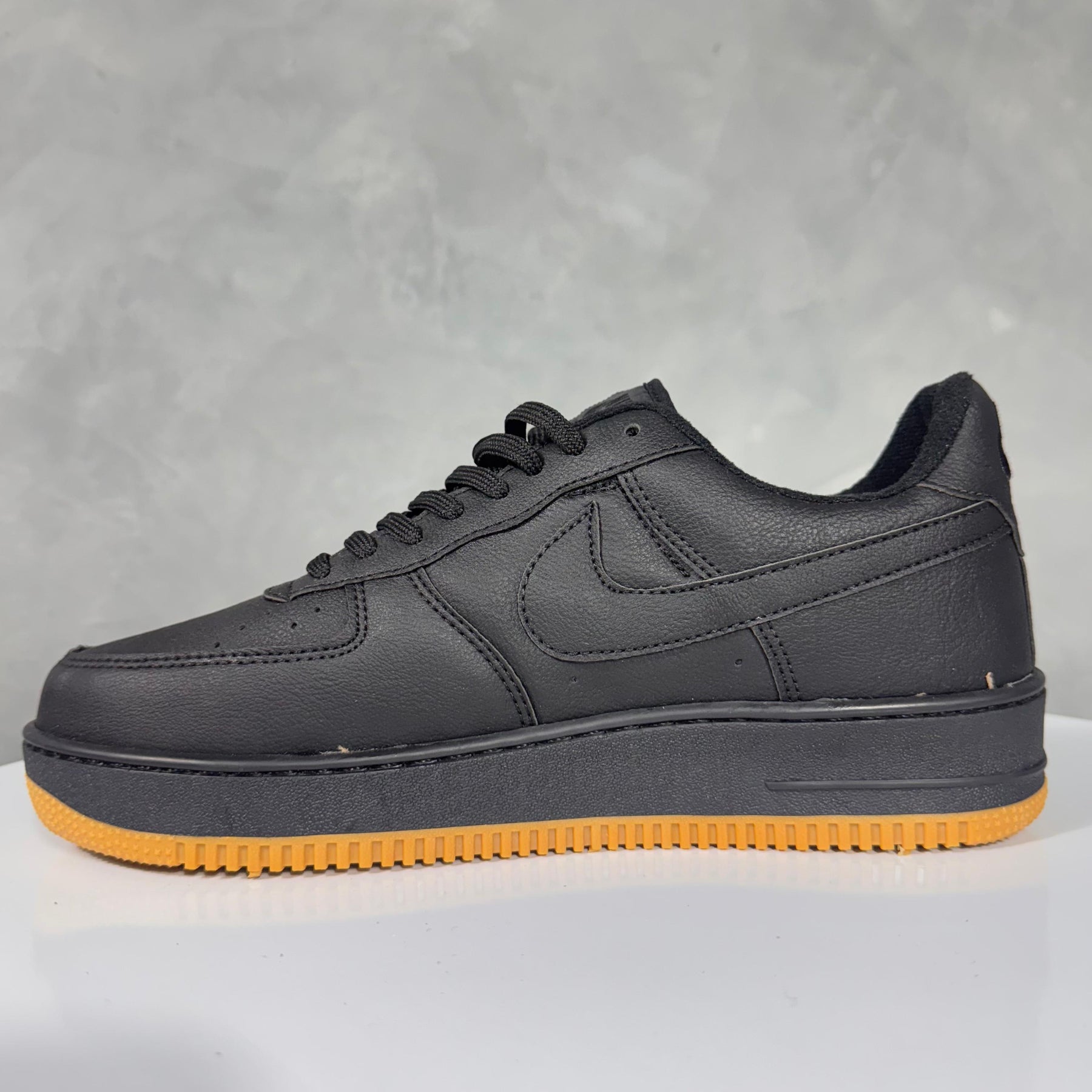 Tênis Masculino AF1 Preto/Caramelo Premium