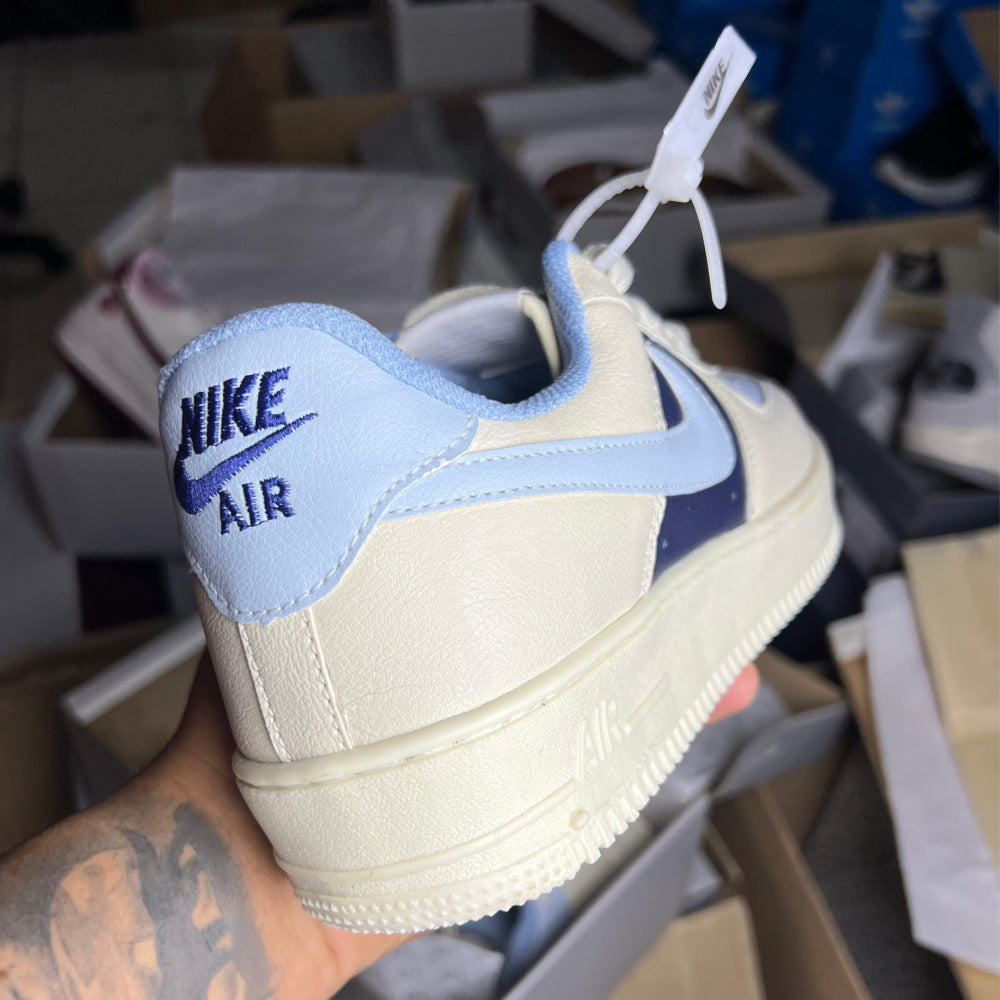Tênis Feminino AF1 Off/Azul